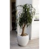 Pot de fleurs Rond Egg Ø 50cm - EDA - Graphit - 46 L - Ø 50 x H. 45 cm - Blan...