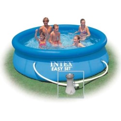 Kit Piscine hors sol autoportante INTEX - Easy Set™ - 305 x 76 cm - Ronde (Li...