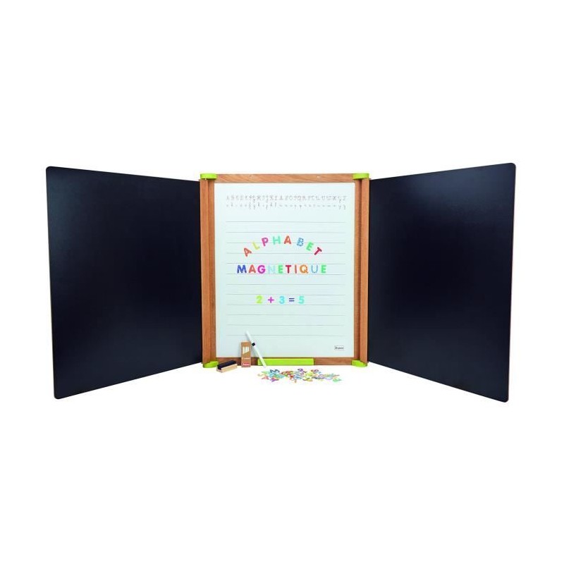 JEUJURA Grand triptyque en bois - Magnetique