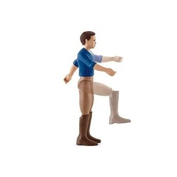 Voyage en voiture avec remorque pour chevaux, Coffret figurines