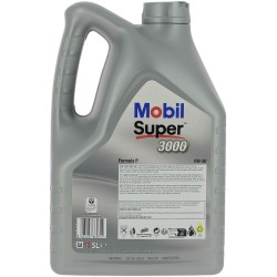 Huile moteur 0W-30 Synthétique - MOBIL - Super 3000 - Formula-V -bidon 5L -  ...