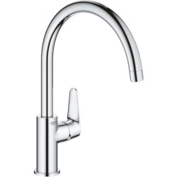 Mitigeur monocommande Evier - GROHE - 31554001 - Col de cygne - Chromé - Méta...