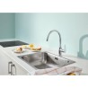 Mitigeur monocommande Evier - GROHE - 31554001 - Col de cygne - Chromé - Méta...