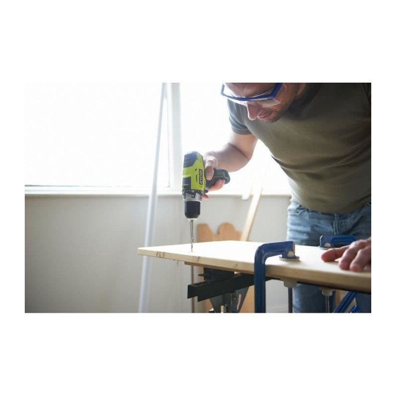 RYOBI - Perceuse-visseuse 12V - 1 vitesse - 25 Nm - 24 positions - mandrin 10...