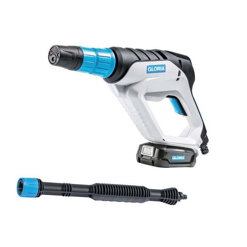 Nettoyeur basse pression sans fil GLORIA MultiJet 18V - Batterie 2,5 Ah et ch...