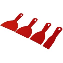 Set de 4 couteaux a enduire FARTOOLS - Largeur 3,5/75/100/125 mm - Idéal pour...