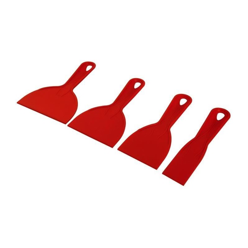 Set de 4 couteaux a enduire FARTOOLS - Largeur 3,5/75/100/125 mm - Idéal pour...