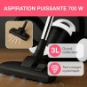 Aspirateur traîneau sans sac VC10WBAX2 Oceanic