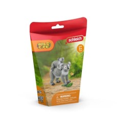 Figurine Maman et Bébé Koala, pour enfants des 3 ans,  13,6 x 5,8 x