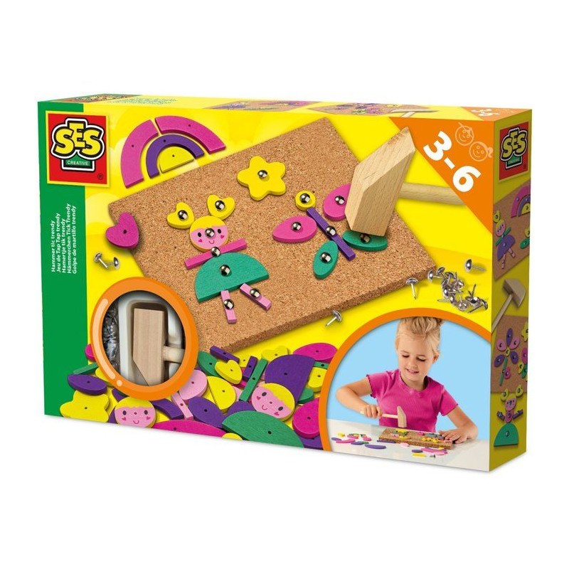 Jeu de Tap Tap trendy - SES CREATIVE - Hobby 3 - 6 - Motricité Fine -