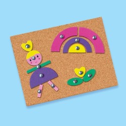 Jeu de Tap Tap trendy - SES CREATIVE - Hobby 3 - 6 - Motricité Fine -