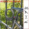 Antivol pour vélo - MASTER LOCK - 8120EURDPRO - Câble torsadé en acier - 1,8 ...