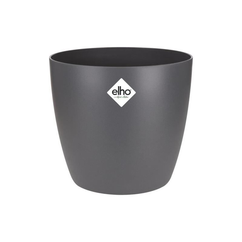 ELHO Pot de fleurs Brussels Rond - Ø 30 x H27,1 cm - Anthracite