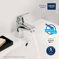 Mitigeur monocommande lavabo - GROHE Swift - 24323001 - Chromé - Taille S - O...