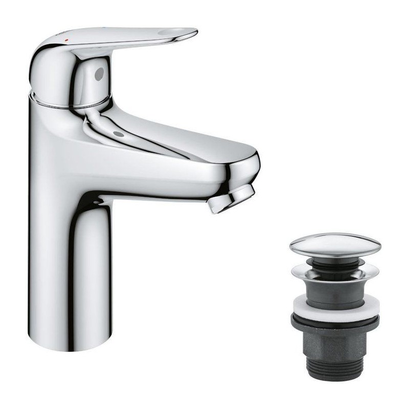 Mitigeur monocommande lavabo - GROHE Swift - 24326001 - Chromé - Taille M - E...