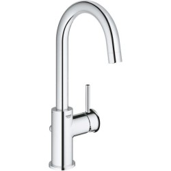 Mitigeur monocommande Lavabo - GROHE - Taille L - Chromé - Pivotant - Economi...