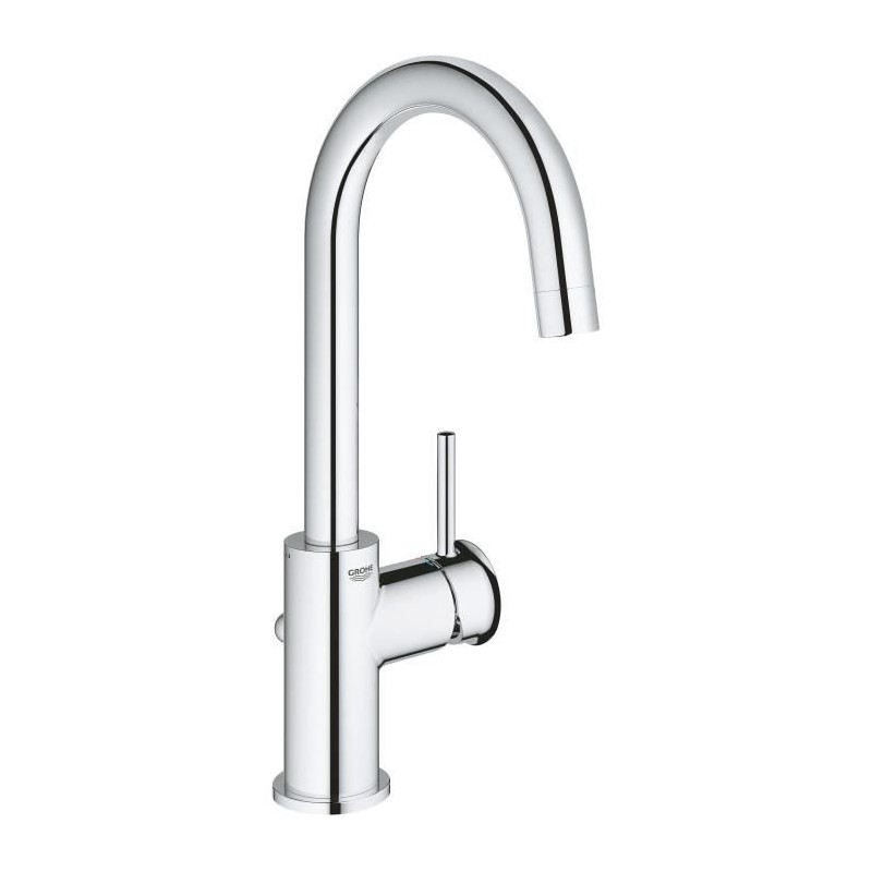 Mitigeur monocommande Lavabo - GROHE - Taille L - Chromé - Pivotant - Economi...