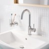Mitigeur monocommande Lavabo - GROHE - Taille L - Chromé - Pivotant - Economi...