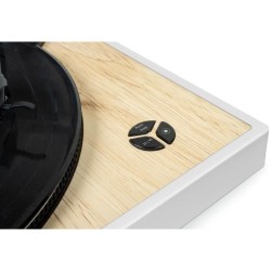 Platine vinyle THOMSON TT301 - Design bois et blanc - Tete de lecture Audio-T...