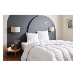 ABEIL Oreiller a mémoire de forme matelassé 60x60 cm blanc