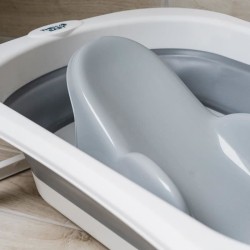 THERMOBABY Transat de bain pour bébé ATOLL Gris charme