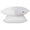 ABEIL Lot de 2 Oreillers DOUBLE CONFORT 100% Coton 60x60cm