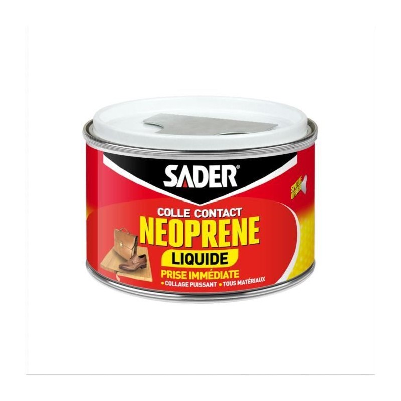 Colle contact néoprene liquide extra forte - SADER - Tous matériaux - Prise i...