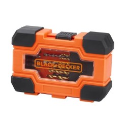 Coffret perçage et vissage - BLACK+DECKER - A7235-XJ - 27 accessoires - foret...