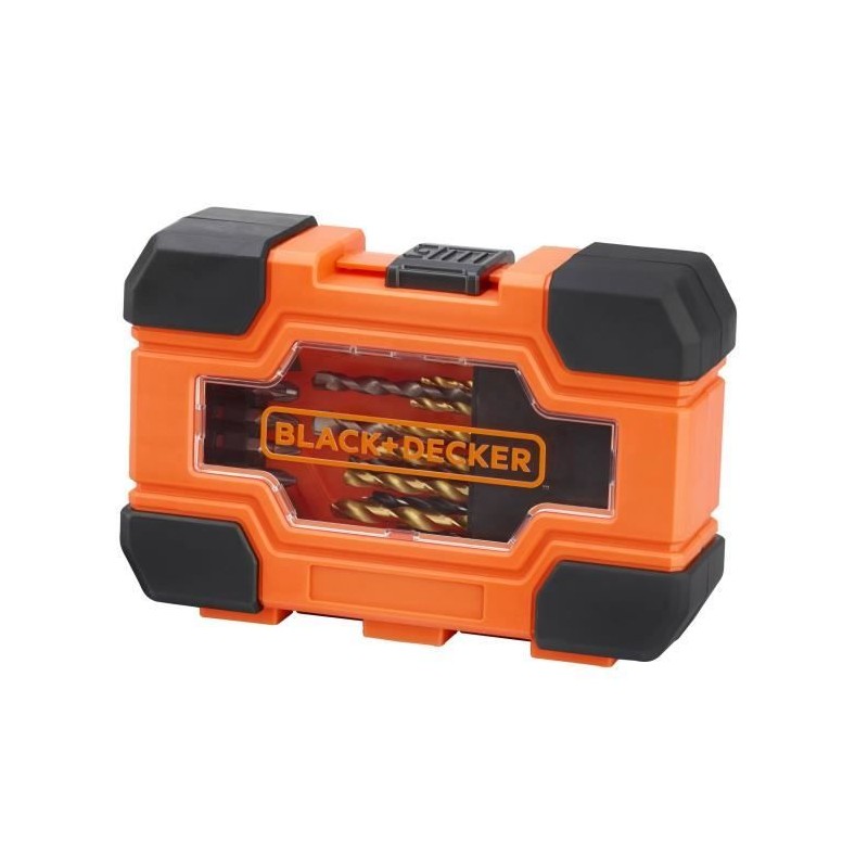 Coffret perçage et vissage - BLACK+DECKER - A7235-XJ - 27 accessoires - foret...
