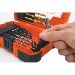 Coffret perçage et vissage - BLACK+DECKER - A7235-XJ - 27 accessoires - foret...
