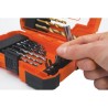 Coffret perçage et vissage - BLACK+DECKER - A7235-XJ - 27 accessoires - foret...