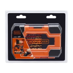 Coffret perçage et vissage - BLACK+DECKER - A7235-XJ - 27 accessoires - foret...