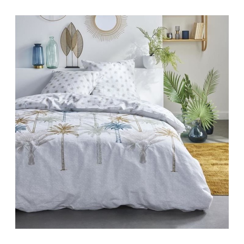 Parure de lit 2 personnes - TODAY - Sunshine 16.3 - 220 x 240 cm - 100% Coton...