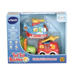 Coffret Trio Secours - VTECH - Tut Tut Bolides - Camion de pompiers,