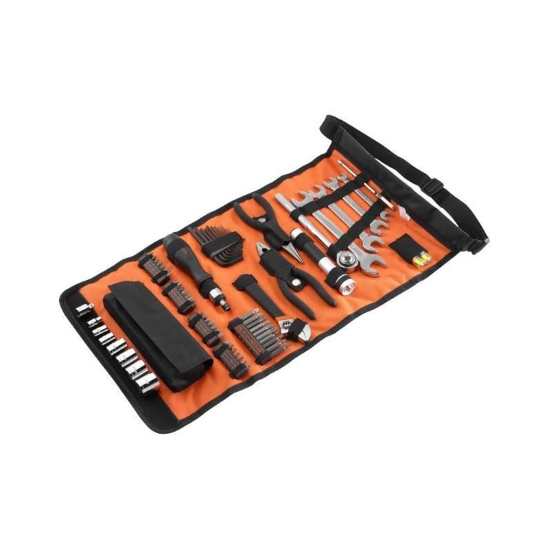 Kit d'outillage - BLACK+DECKER - A7144-XJ - 76 accessoires - embouts, clés, p...