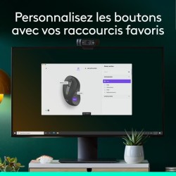 Souris - Sans fil - Logitech - Signature M650 L - Graphite - Gaucher