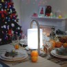 Lanterne extérieure LED Woody - LUMISKY - Blanc - Design scandinave - Poignée...