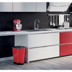 KIS Poubelle a pédale Chic Bin Style - 42.5L - Rouge