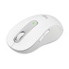 Souris - Sans fil - Logitech - Signature M650 L - Blanc - Droitier
