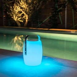 Lampe enceinte bluetooth sans fil - LUMISKY - LUCY PLAY - H31 cm - LED blanc ...