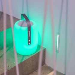 Lampe enceinte bluetooth sans fil - LUMISKY - LUCY PLAY - H31 cm - LED blanc ...