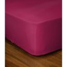 Drap-housse - LOVELY HOME - LH71614 - 180x200+25 cm - Fuchsia