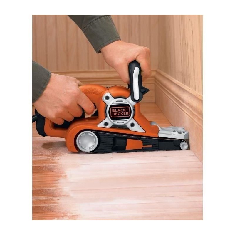 Ponceuse a bande filaire - BLACK+DECKER - KA88-QS - 720W - 75 x 193 mm