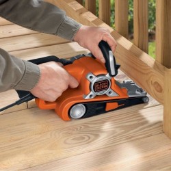 Ponceuse a bande filaire - BLACK+DECKER - KA88-QS - 720W - 75 x 193 mm