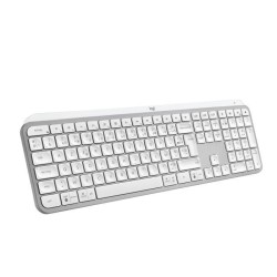 Clavier - Sans fil - Logitech - MX Keys S - AZERTY -Gris pâle