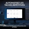 Clavier - Sans fil - Logitech - MX Keys S - AZERTY -Gris pâle