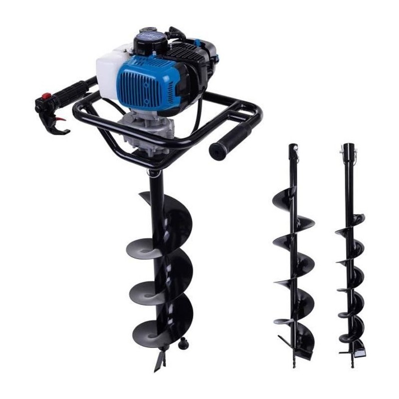 Tariere thermique SCHEPPACH EB2000 livrée avec 3 meches 100, 150 et 200mm