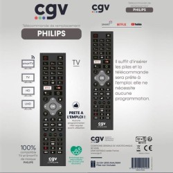 Télécommande de remplacement - CGV - FIDELIO Philips - Pour téléviseurs Phili...