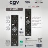 Télécommande de remplacement - CGV - FIDELIO Philips - Pour téléviseurs Phili...