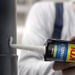 Colle de fixation et d'étanchéité - CYANOLIT - Blanc - Cartouche 290 ml - Pol...